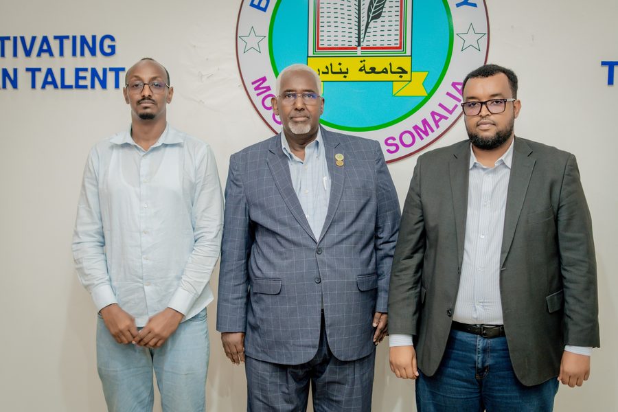 SOMES board members with the Rector of Benadir University
