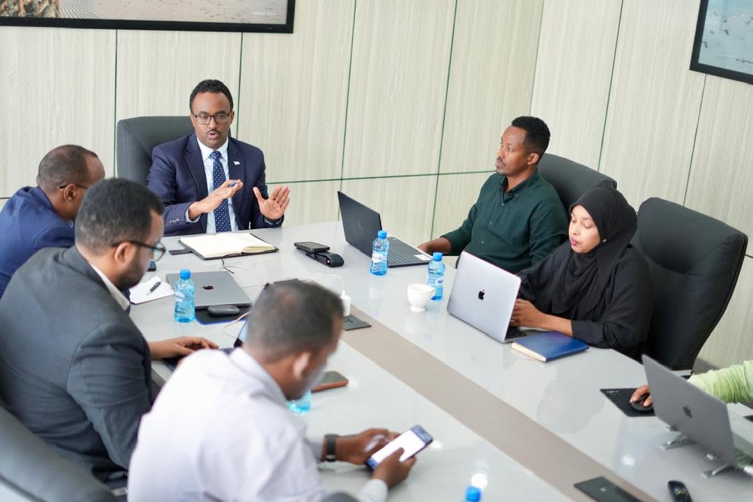 SOMES Executive Committee in a coordination meeting with MoPIED officials in Mogadishu